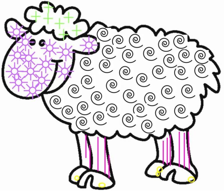 Un mouton avec des graphismes » Ecole maternelle Maurice Mazué Un mouton avec des graphismes » Ecole maternelle Maurice Mazué